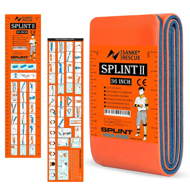SANKE RESCUE Universal First Aid Splint – Flexible Waterproof Emergency Limb & Wrist Support