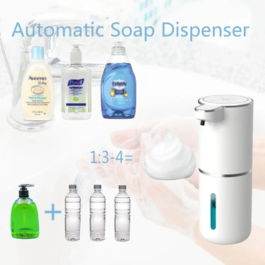 Touchless Automatic Soap Dispenser – USB Rechargeable Infrared Sensor Pump for Liquid & Foam Soap