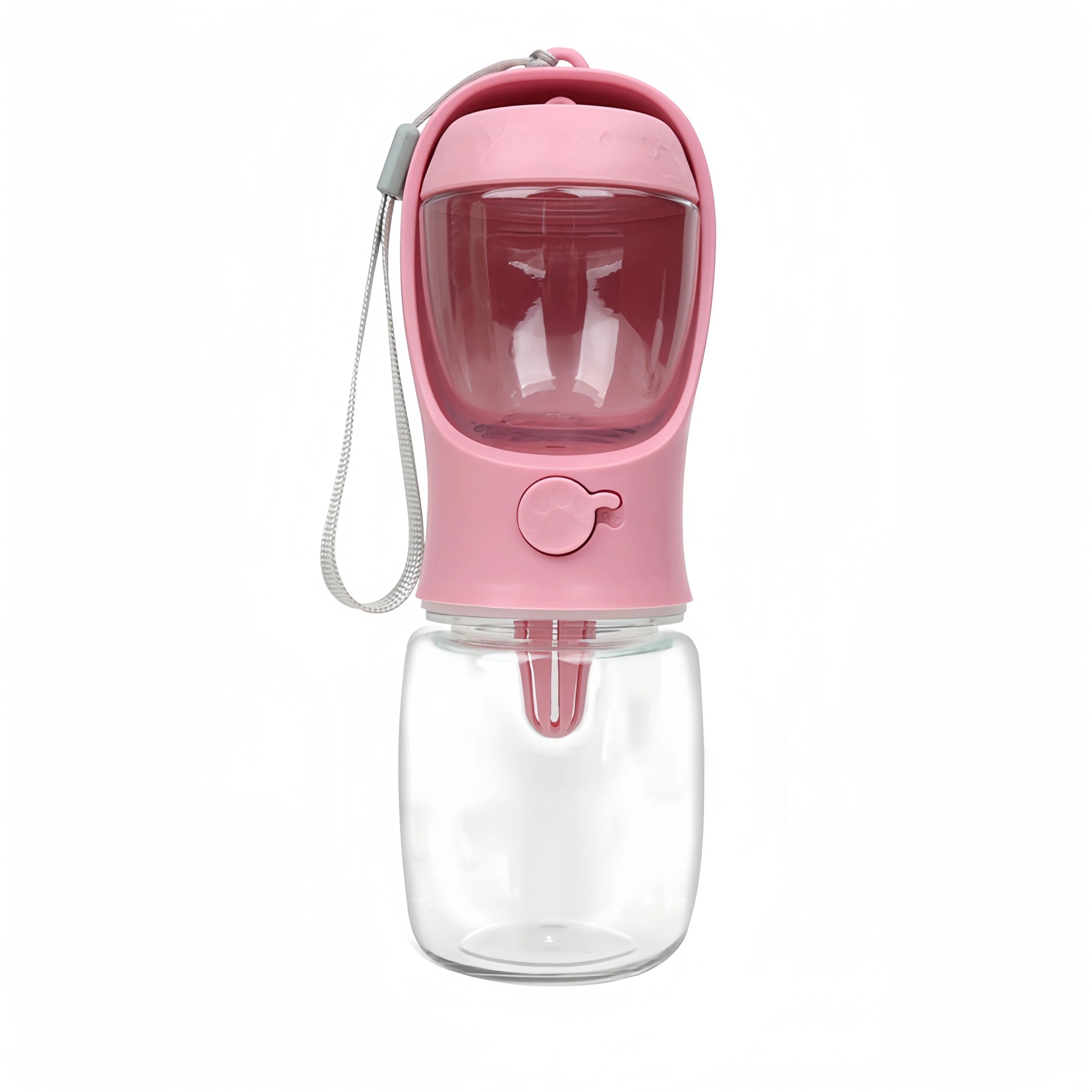 2-in-1 Portable Pet Water Bottle & Food Container – Leak-Proof Travel Feeder for Dogs & Cats