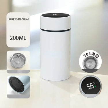 Ultra-Portable 200ml Mini Flask – Double-Layer Vacuum Insulation for Hot & Cold Drinks