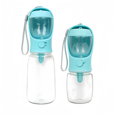 2-in-1 Portable Pet Water Bottle & Food Container – Leak-Proof Travel Feeder for Dogs & Cats