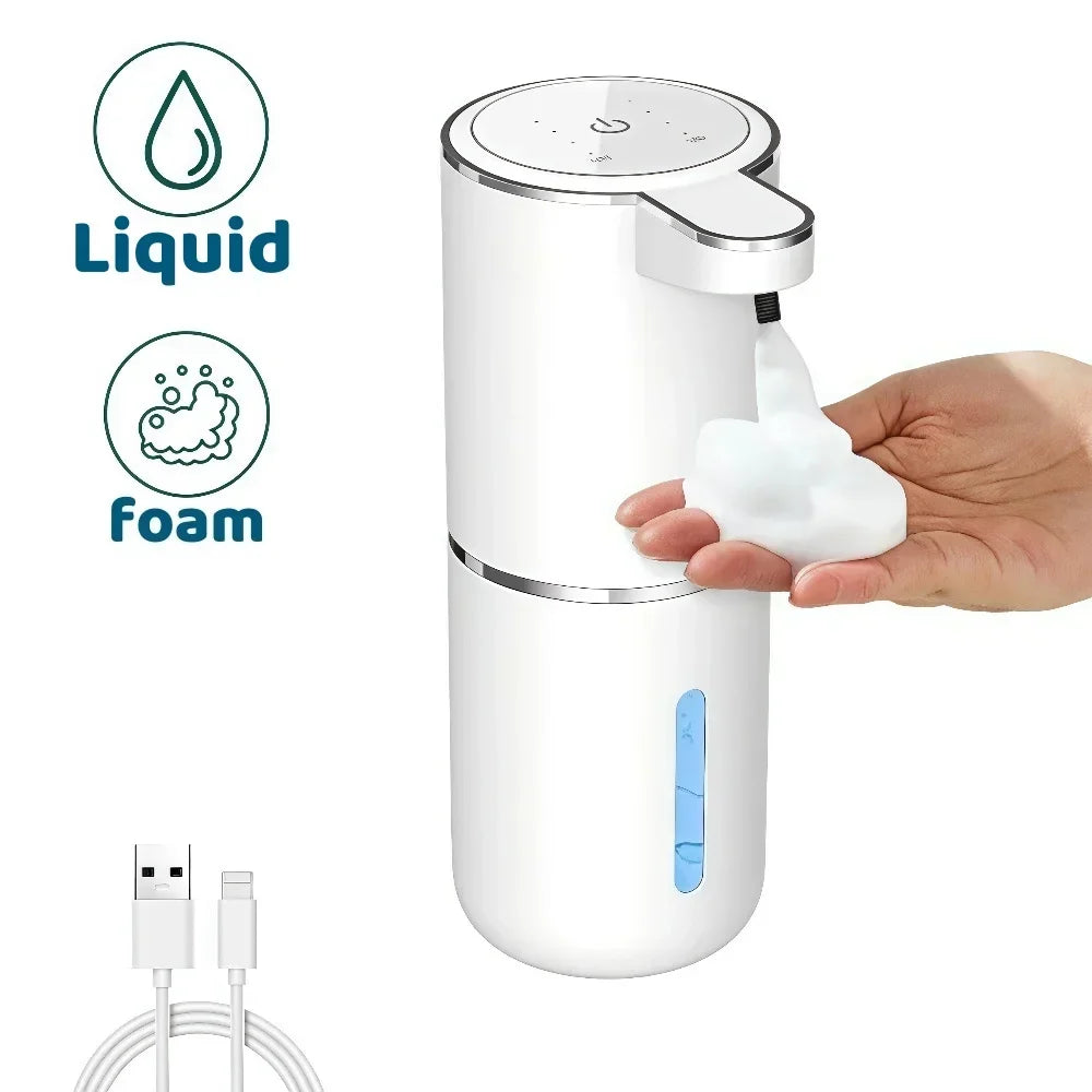 Touchless Automatic Soap Dispenser – USB Rechargeable Infrared Sensor Pump for Liquid & Foam Soap