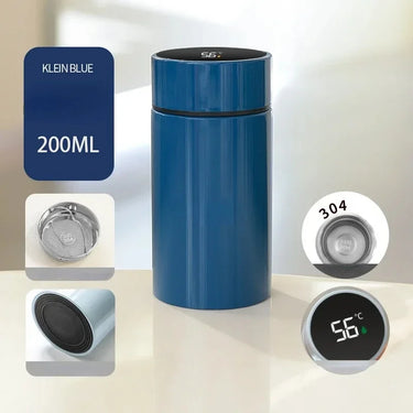 Ultra-Portable 200ml Mini Flask – Double-Layer Vacuum Insulation for Hot & Cold Drinks