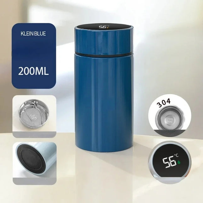 Ultra-Portable 200ml Mini Flask – Double-Layer Vacuum Insulation for Hot & Cold Drinks