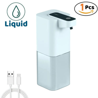 Touchless Automatic Soap Dispenser – USB Rechargeable Infrared Sensor Pump for Liquid & Foam Soap