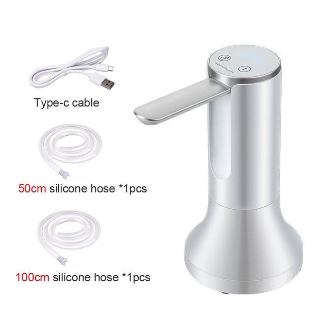 Foldable Automatic Water Dispenser - USB Rechargeable Desktop Bottle Pump