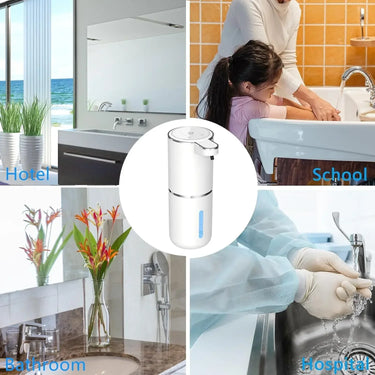 Touchless Automatic Soap Dispenser – USB Rechargeable Infrared Sensor Pump for Liquid & Foam Soap