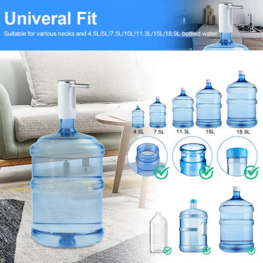 Foldable Automatic Water Dispenser - USB Rechargeable Desktop Bottle Pump