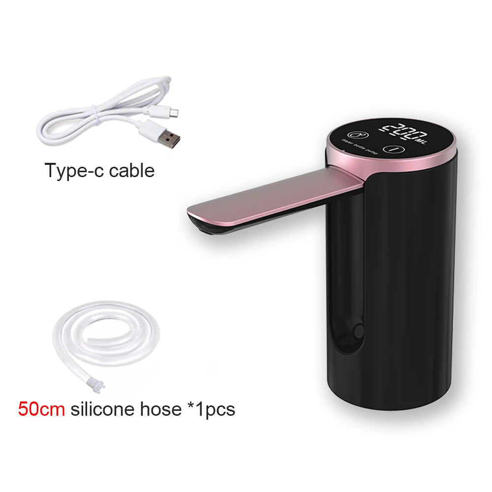 Foldable Automatic Water Dispenser - USB Rechargeable Desktop Bottle Pump