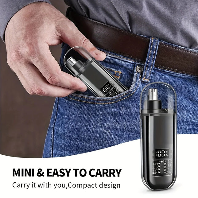 Precision USB Mini Rechargeable Nose & Ear Hair Trimmer