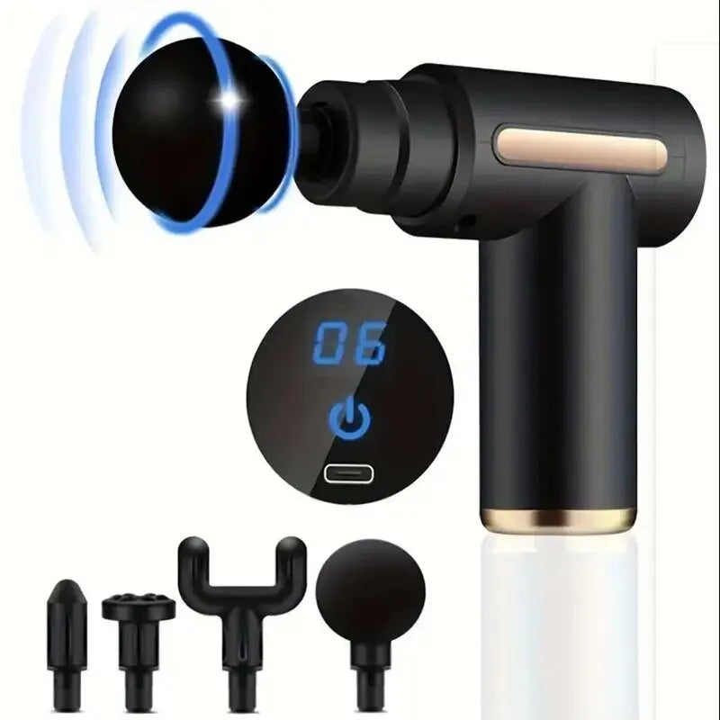 Deep Tissue Percussion Massage Gun – Portable Muscle Relief & Recovery Therapy