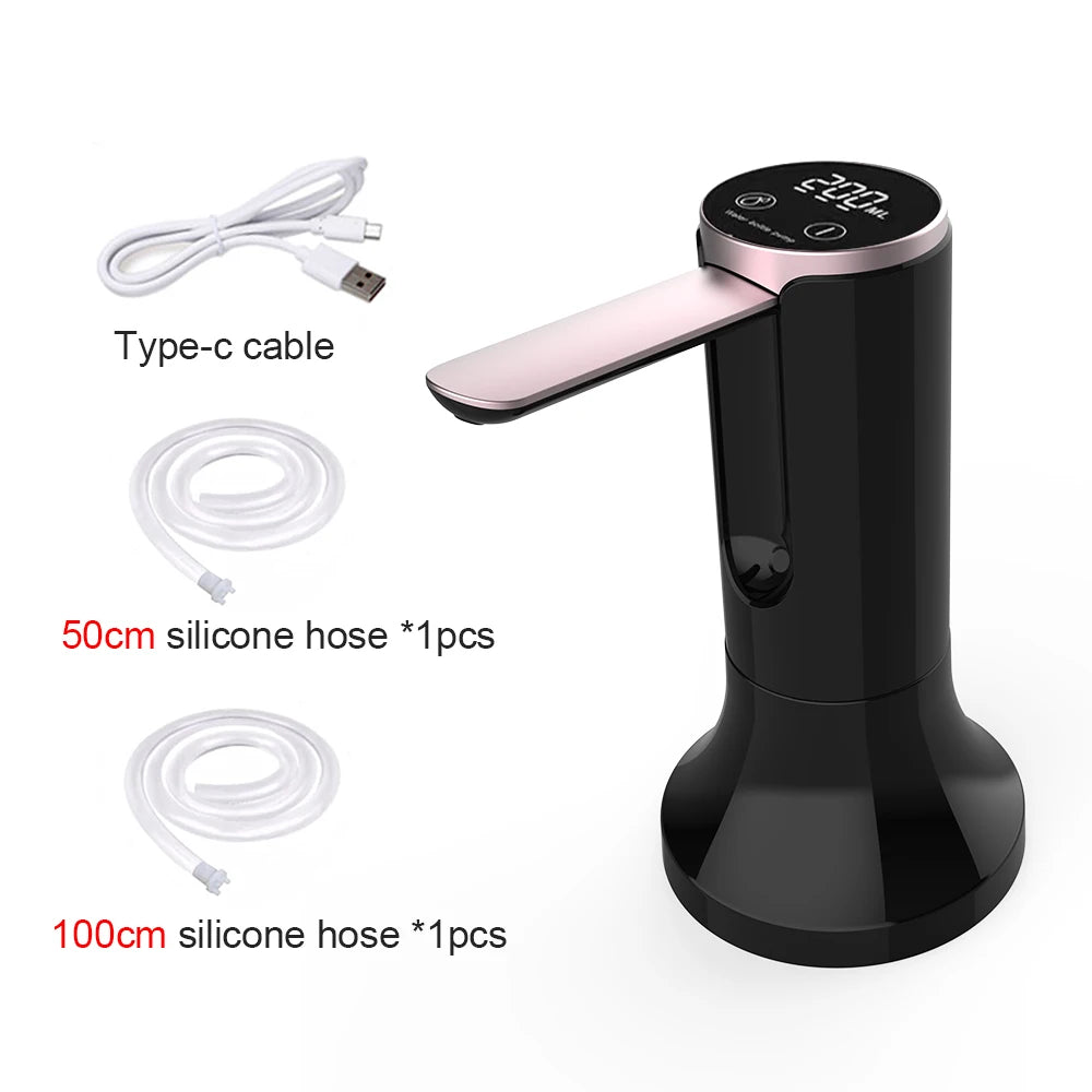 Foldable Automatic Water Dispenser - USB Rechargeable Desktop Bottle Pump