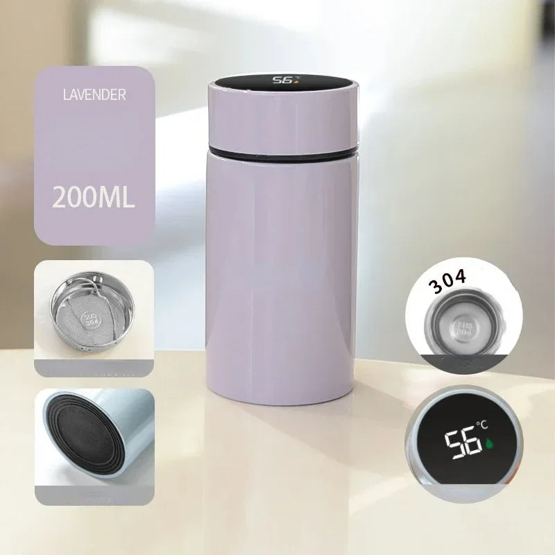 Ultra-Portable 200ml Mini Flask – Double-Layer Vacuum Insulation for Hot & Cold Drinks